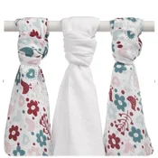 XKKO bambusova plenica Flowers&Birds MIX, 70x70 cm