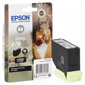 Epson Squirrel Singlepack Grey 478XL Claria Photo HD Ink