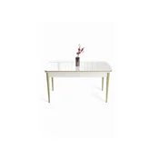 HANAH HOME Trpezarijski sto Nira White Gold OUTLET