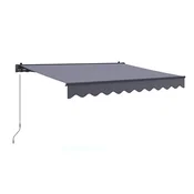 Markiza s pregibnimi rokami Aventura 300 cm x 200 cm Barva antracita