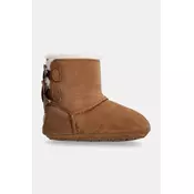 Čevlji iz semiša za dojenčka UGG BABY BAILEY BOW