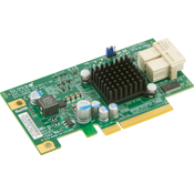 Supermicro SUPERMICRO NVMe HBA Card (switch) 4 int. OcuLink ports, LP, PCI-E, AOC-SLG3-4E2P-O (AOC-SLG3-4E2P-O)