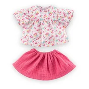 Bluza i suknja Ma Corolle ružicasto za lutku od 36 cm