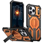 Overboard Zaščitni ovitek MagSafe s stojalom za iPhone 17 Pro Max, oranžen