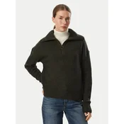 Barbour Pulover Lavensdale LKN1579OL71 Temno zelena Relaxed Fit