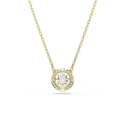 Swarovski ogrlica ženska pozlačena s kubičnim cirkonijem UNA