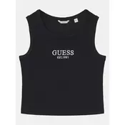 GUESS Top črna/bela