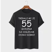 MAFIMI Majica Trebalo mi je 55 Godina, Crna