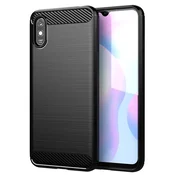 RanTuo Carbon silikonski ovitek za Motorola Moto G 5G 2024 – TPU, nedrseč (črn)