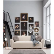 Atelier del Sofa Trosed Eddy 83x86x223cm Krem