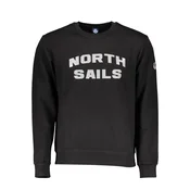 NORTH SAILS MEN'S BLACK ZIP-UP SWEATSHIRT