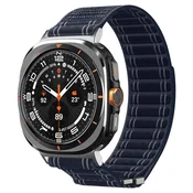 slomart Pašček Spigen WBF0 za Samsung Galaxy Watch Ultra 47 mm - temno moder
