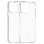 Transparent Color Ring MagSafe maska za iPhone 16 Pro – Bela