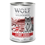 Wolf of Wilderness Senior Expedition Stony Creek - perutnina z govedino 1 x 400 g - Senior