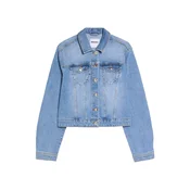 Bershka Prehodna jakna moder denim