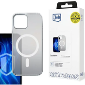 Ovitek 3MK Frosty MagCase iPhone 15 bel