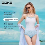 Zoke Ženski jednodelni kupaci kostim, Svetloplavi