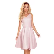 Flared dress with Numoco neckline
