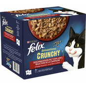 Sensations Crunchy - Mesni izbor, 10 x 85 g +40 g