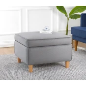 Atelier del Sofa Tabure Roscen, 63x43x63cm, Sivi