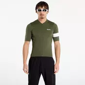 Dres Rapha Mens Core Jersey Dark Green/ White XL