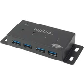 SLOMART vozlišče 4xusb3.0 aktivno kovinsko ohišje
