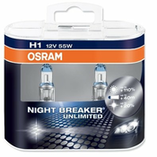 OSRAM set žarnic H1 55W 12V Night Breaker Unlimited