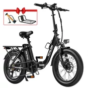 Vitilan Zložljivo električno kolo Vitilan U3 - 750W 48V 13AH - Step Through - črna, (21960194)
