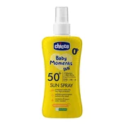 Chicco Baby Moments Sprej za suncanje, SPF50+, 150 ml