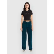 Volcom Weellow II Cord Pants emerald green