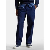 Polo Ralph Lauren Hlače iz tkanine 710P03052001 Mornarsko modra Regular Fit