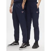 Reebok Spodnji del trenirke Classics Vector Tracksuit Bottoms H54439 Modra Slim Fit
