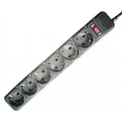 Kabl GEMBIRD Protektor SPG6-B-10 6mesta 3m Black