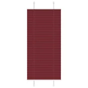 vidaXL Plisirana žaluzija bordo rdeča 60x100 cm širina blaga 59,4 cm poliester