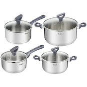 Tefal Set posuda indukcija, 8/1 Daily Cook, Sivi