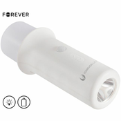 FOREVER FLC-03 LED svetilka, PIR senzor gibanja, nočna, garderobna, 50 LM, 4500K, kontrolni gumbi, baterijsko delovanje, 5V, ABS, bela