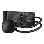 Corsair Kuler za CPU Natulius 240 RS, 240mm, Dual fan, Vodeno hladenje, Crni