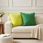 vidaXL Blazina 2 kos HOUTEN Zelena 60 x 60 cm Poliester
