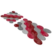 Lessentiel Maison Set 2 prostirke, Crveno Sive