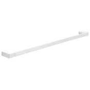PIRENEI Držalo za brisače 800x66 mm, belo mat - Bela - 800x26x66 mm - Gedy - PIRENEI - 120 - Zlitina - 800 - Nosilec brisač: enoročni - Kvadratni - 800 - 26 - 66 - According to recommendation - 14