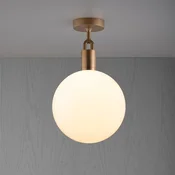 Buster + Punch Viličasto medenina/steklo opal O 29cm - Dnevna soba/jedilnica - medenina, beli opal - Kovina