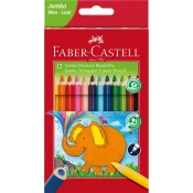BARVICE FABER - CASTELL TRIKOTNE JUMBO, 12/1