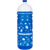 Swimaholic water bottle swimming world blue