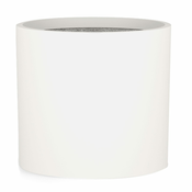 Blumfeldt Gendt, cvetlični lonček, fiberstone, za notranjo/zunanjo uporabo (PP-ROUND-XL-MW)
