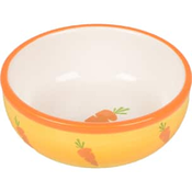 Posoda Keramična za živali Iggy Rumena 13cm/310ml Flamingo