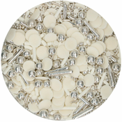 Funcakes Dekoracija za slaščice - Silver chic 65 g