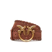PINKO Pas Love Berry Weaving Belt H4 20252 PLT01 105461.A2QG Rjava
