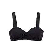 LASCANA Bikini zgornji del črna