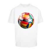 Mens T-shirt Footballs coming Home Europe Tour white