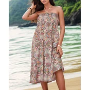 Resti Womens midi dress with print